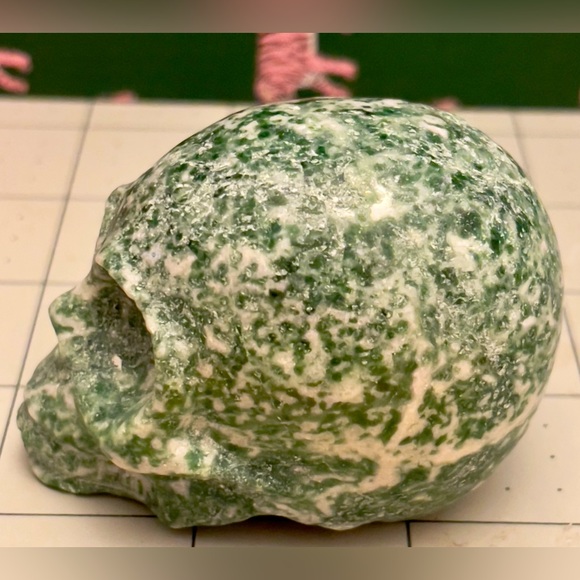 Tree Agate Crystal Skull beautifully Hand carved - Picture 3 of 6